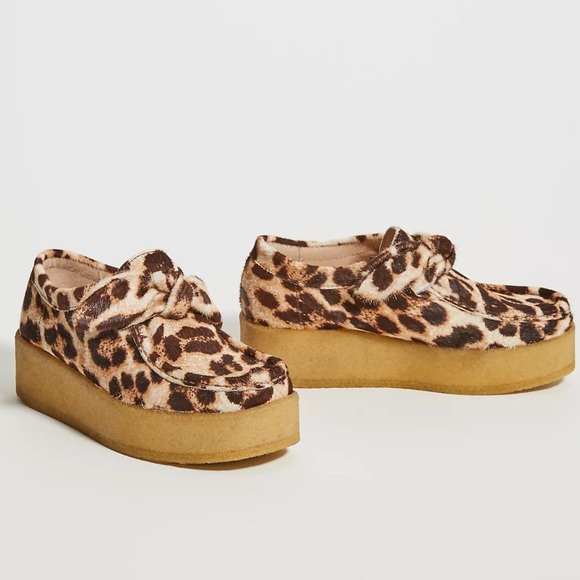 Loeffler Randall Tabitha Bracco knotted Chukka Animal Print Platform Shoes - Picture 3 of 16